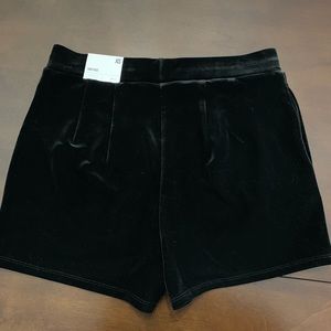 Express velour shorts